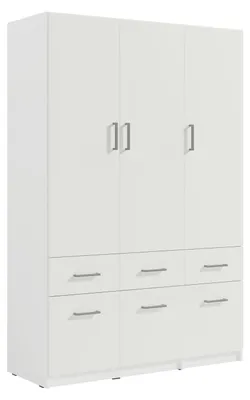 Image de raumhirsch ARMOIRE Blanche, dimensions : 136 x 197 x 52 cm