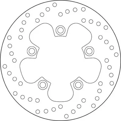 Produktbild von BREMBO Serie Oro Bremsscheibe für SUZUKI MOTORCYCLES TL 220mm 68B40744