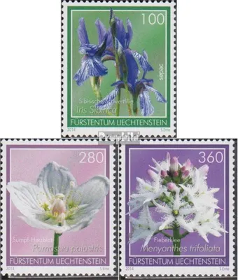 Produktbild von Briefmarken Liechtenstein 2014 Mi 1718-1720 (kompl.Ausg.) postfrisch Blumen