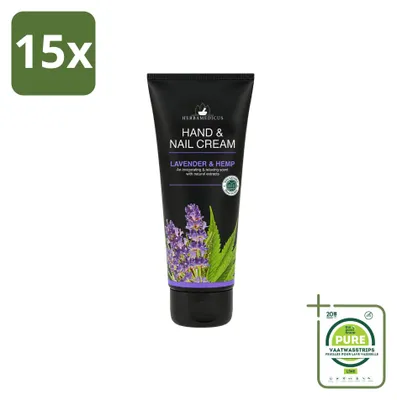 Produktbild von 15 x Herbamedicus Handcreme Lavendel - 75 ml - Großpackung - 15 Stücke