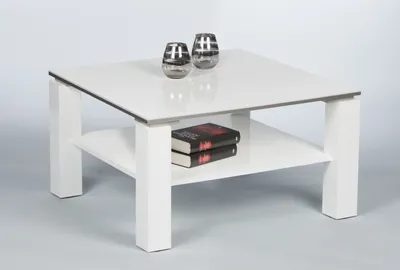 Produktbild von Couchtisch ROMY MINI Beistelltisch Wohnzimmertisch Tisch in weiß
