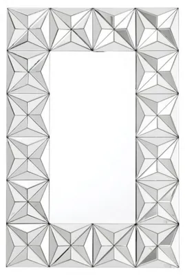 Obrázek produktu pro Casa Padrino nástěnné zrcadlo Art Deco se zrcadlovým rámem 120 x 80 cm - Nástěnné zrcadlo