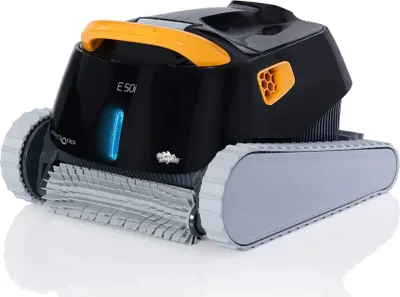 Immagine prodotto di Fondo, pareti e linea d'acqua del robot elettrico per piscina con carrello Dolphin E50I