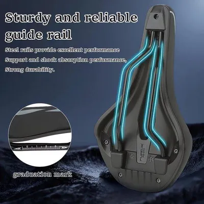 Zdjęcie produktu dla SolidKeus - Ergonomiczne siodełko rowerowe do rowerów szosowych i górskich