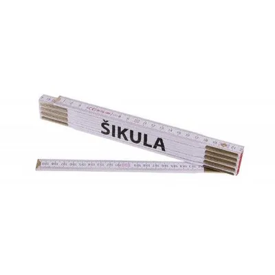 Obrázek produktu pro Levior Metr skládací 2m ŠIKULA (PROFI, bílý, dřevo)