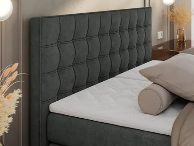 Produktbild von Boxspringbett mit Motor, elektrisch - Elektro - 200x200cm - Dunkelgrau - H3