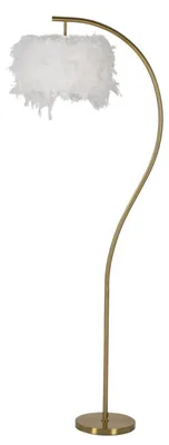 Obrázok produktu pre FURNLUX stojacia lampa polobiela 60 cm / hlavná farba: biela / rozmery: 60 x 170 x 33 cm