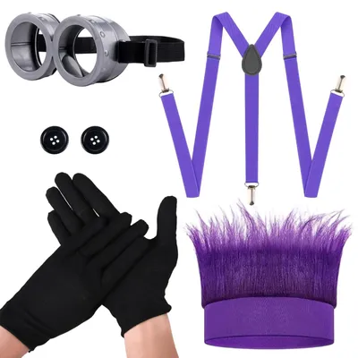 Productafbeelding van Paarse Kostuumset voor Carnaval en Halloween