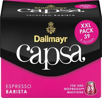 Image de Dallmayr Capsa Espresso Barista XXL capsules de café, 39 capsules