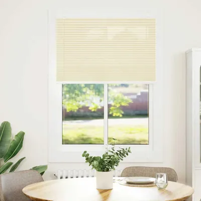 Immagine prodotto di vidaXL Tenda plissettata crema 95x150 cm larghezza tessuto 94,4 cm poliestere