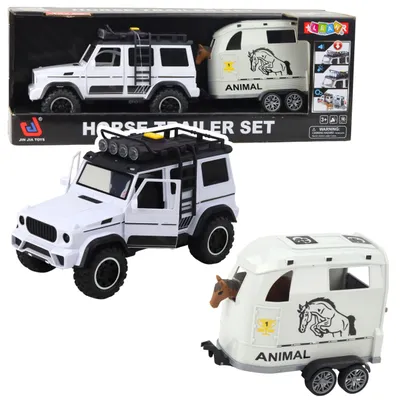 Produktbild von Geländewagen mit Pferdeanhänger-Figur, Lichtgeräuschen
