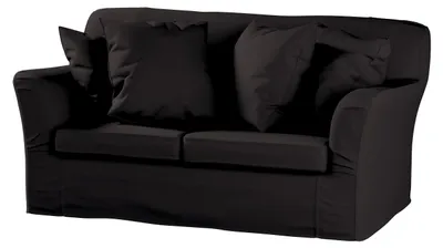 Produktbild von Dekoria Bezug für Tomelilla 2-Sitzer Sofa nicht ausklappbar, schwarz, Sofahusse, Tomelilla 2-Sitzer