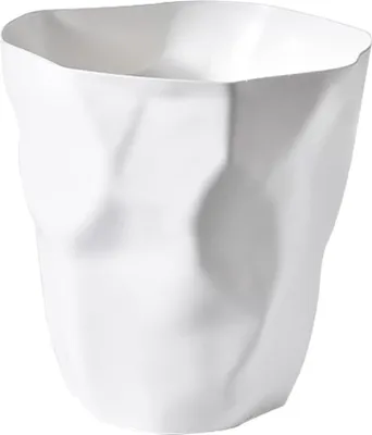 Immagine prodotto di Cestino per ufficio - ecologico - 1 pezzo - bianco - plastica