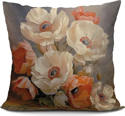 Obrázek produktu pro Polštář POPPY 40x40 cm Mybesthome Varianta: Povlak na polštář s výplní, 40x40 cm