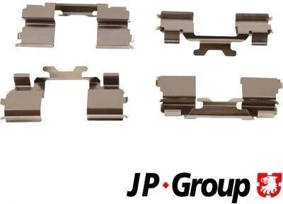 Produktbild von JP GROUP 3364003710 Zubehörsatz Scheibenbremsbelag Vorne für FIAT Ducato Kastenwagen (250, 290) Ducato Pritsche / Fahrgestell (250, 290) für CITROËN