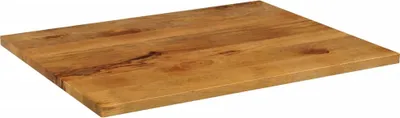 Immagine prodotto di Piano per Tavolo 110x80x2,5cm Rettangolare Legno Massello Mango