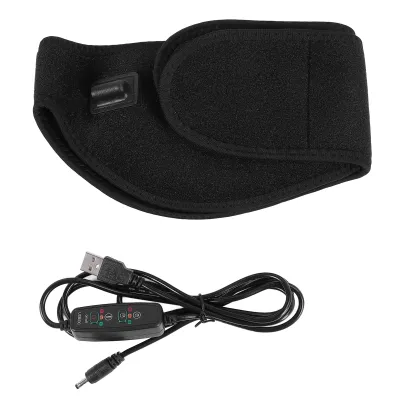Image de Coussin chauffant pour le visage avec minuterie et 3 niveaux de température - Mentonnière chauffée par USB pour l'ATM, les troubles dentaires et de la mâchoire