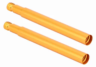 Obrázek produktu pro 2 ks 60mm prodloužení ventilku Presta pro jízdní kola (zlaté)