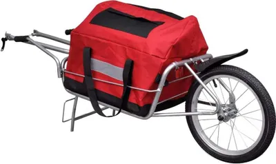 Produktbild von vidaXL Cyklistický príves jednokolka s taškou