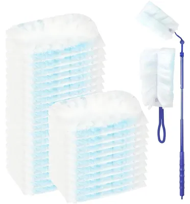 Immagine prodotto di Ricarica per piumino elettrostatico Swiffer, confezione da 30 pezzi, con asta telescopica, ideale per rimuovere peli di animali e polvere