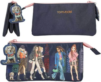 Obrázok produktu pre Depesche fanúšikovský peračník TOPModel City Girls tmavo modrý