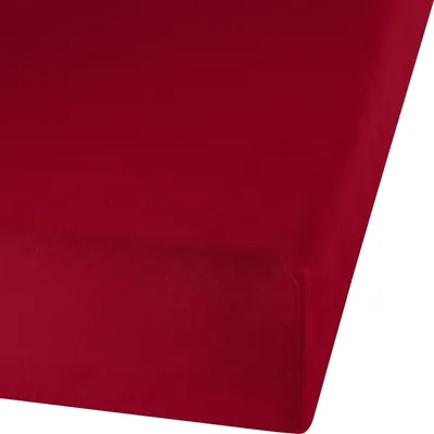 Produktbild von Erwin Müller Spannbettlaken Erlangen" dunkelrot 90x190 cm - 100x200 cm"