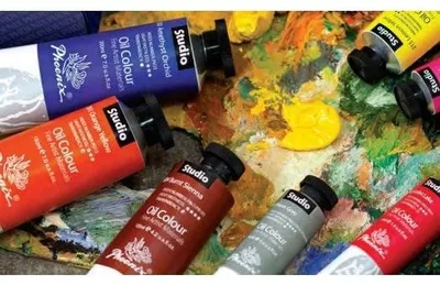 Obrázok produktu pre Olejová farba PHOENIX Studio Oil Colour - 120 ml - 104 - titánová biela