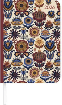 Zdjęcie produktu dla Lady Journal Paisley 2026 - Kieszonkowy dziennik A6 (10,7x15,2 cm) - Tygodniowy - 192 strony - Notatnik - Terminarz - Alpha Edition