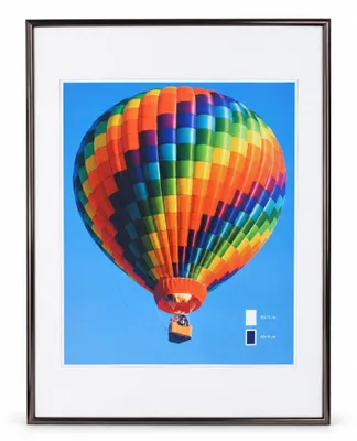 Produktbild von Ideal Life Kunststoff Bilderrahmen Wanddeko Collage Poster Bilder Foto Rahmen - Farbe: Stahl | Format: 50x70