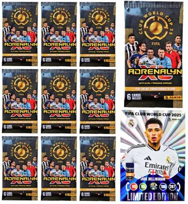 Produktbild von Panini Fifa Club World Cup 2025 Football Cards – 10 Packets + 1 Limited Edition