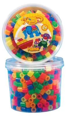 Produktbild von Hama Beads 8572, Bastelset für Kinder, 3 Jahr(e), PVC, Mehrfarbig, 600 Stück(e)