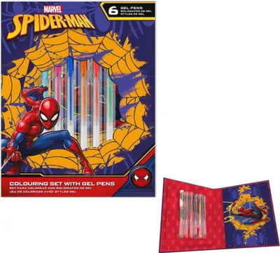 Productafbeelding van Marvel Spiderman kantoorbenodigdheden set voor kinderen - premium schoolartikelen. KIDS LICENSING