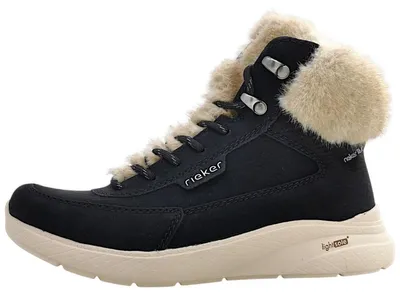 Produktbild von Rieker  Damenschuhe Schnürstiefel Schwarz Freizeit