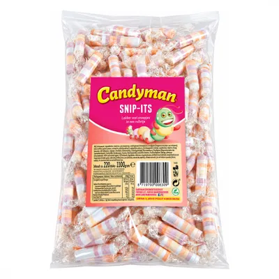Produktbild von Candyman | Snipits | 10 Beutel à 220 Stück