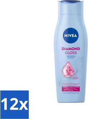 Obrázok produktu pre NIVEA Šampón Diamond Gloss Care 250 ml - hodnotné balenie - 12 kusov