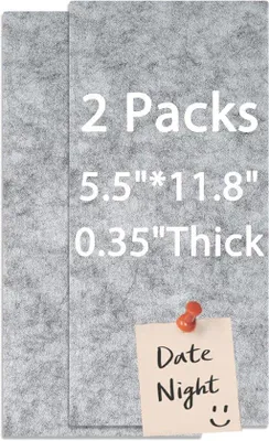 Produktbild von Famanu Filz-Prikbord selbstklebend - 30 x 14 cm, 2 Stück