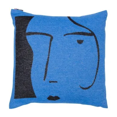 Produktbild von David Fussenegger Kissenhülle Nova 'Frau' 50 x 50 cm Royal - Blau
