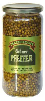 Produktbild von Eingelegter grüner Pfeffer 720g- Strandblume