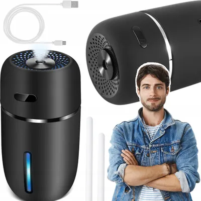 Obrázok produktu pre Ultrazvukový Zvlhčovač Vzduchu 200Ml Usb Ionizácia Led Tichý Pre Domácnosť A Auto