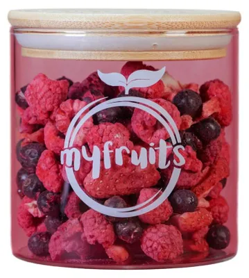 Vorratsdose mit Bambusdeckel, 600 ml, Borosilikatglas