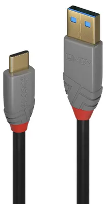 Zdjęcie produktu dla Lindy 36919, 3 m, USB C, USB A, 10 Gbit/s, Czarny