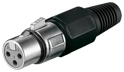 Produktbild von goobay Mikrofonkupplung, 3Pin, Kupplung, (1 Stück)