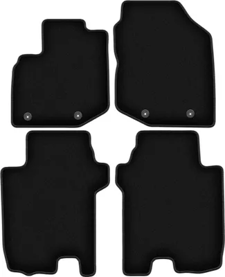 Immagine prodotto di Tappetini in velluto per Honda Jazz III (2008-2011, hatchback) neri, set 4 pz, con fissaggi
