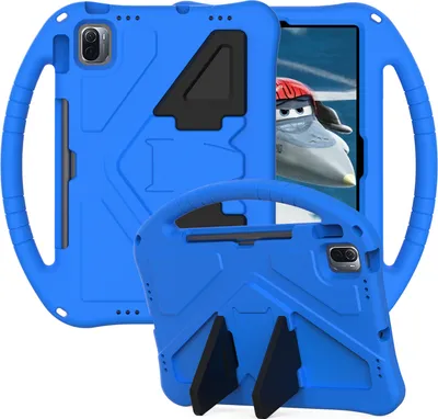 Produktbild von Kinder Hülle für Xiaomi Pad 5 / Pad 5 Pro 11" 2021, Eva Leichte Stoßfeste Faltbarem Ständer, Kids Griff Schutzhülle Blau