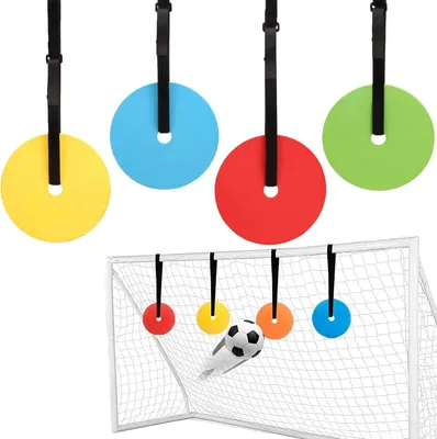 Produktbild von Fussballtornetz 15 cm, 4 Stück, mit verstellbarer Zielscheibe, für Fussball