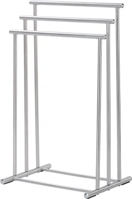 Produktbild von WENKO Handtuch Ständer LIONI Edelstahl Badetuch Halter Kleider Stangen Aufhängen