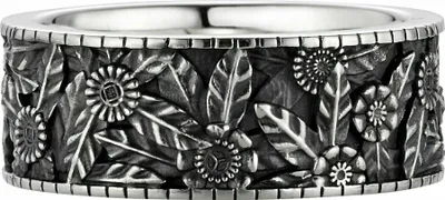 Produktbild von cai Ring 925/- Sterling Silber oxidiert-poliert