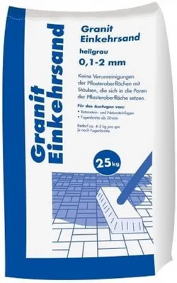 Produktbild von Hamann Mercatus Granit Einkehrsand 0,1-2 mm hellgrau 25 kg