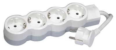 Produktbild von Legrand 4-fach Tischsteckdosenleiste Tischsteckdose Wandsteckdose mit oder ohne