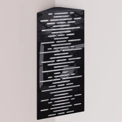 Imagen del producto de Juego de 6 trampas para esquinas WAVE, tapizadas en terciopelo, de 50x23x10 cm, color /blanco